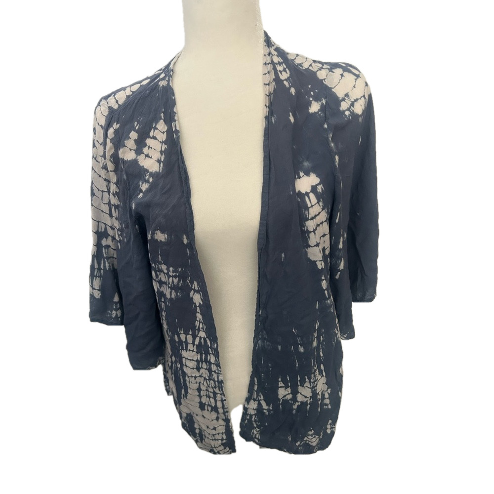 American Eagle Outfitters Tie-Dye Open Front Kimono Cardigan